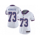 Women's Nike New York Giants #73 Marshall Newhouse Limited White Rush NFL Jersey