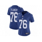 Women's Nike New York Giants #76 D.J. Fluker Vapor Untouchable Limited Royal Blue Team Color NFL Jersey