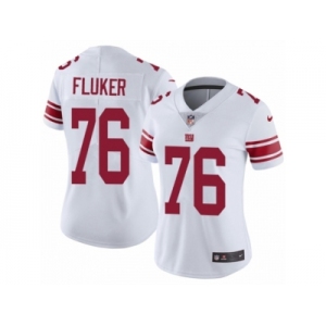 Women's Nike New York Giants #76 D.J. Fluker Vapor Untouchable Limited White NFL Jersey