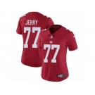 Women's Nike New York Giants #77 John Jerry Vapor Untouchable Limited Red Alternate NFL Jersey