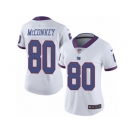 Women's Nike New York Giants #80 Phil McConkey Limited White Rush NFL Jersey