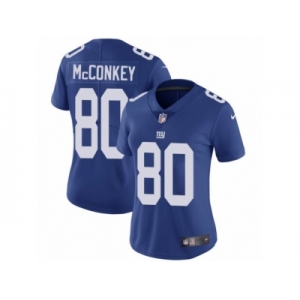 Women's Nike New York Giants #80 Phil McConkey Vapor Untouchable Limited Royal Blue Team Color NFL Jersey