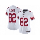 Women's Nike New York Giants #82 Roger Lewis Vapor Untouchable Limited White NFL Jersey