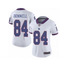 Women's Nike New York Giants #84 Larry Donnell Limited White Rush NFL Jersey