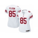 Women's Nike New York Giants #85 Rhett Ellison Limited White NFL Jersey