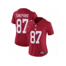 Women's Nike New York Giants #87 Sterling Shepard Vapor Untouchable Limited Red Alternate NFL Jersey