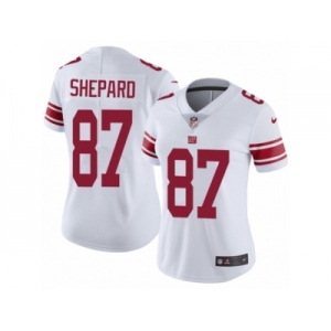 Women's Nike New York Giants #87 Sterling Shepard Vapor Untouchable Limited White NFL Jersey