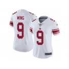 Women's Nike New York Giants #9 Brad Wing Vapor Untouchable Limited White NFL Jersey