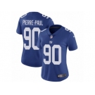 Women's Nike New York Giants #90 Jason Pierre-Paul Vapor Untouchable Limited Royal Blue Team Color NFL Jersey