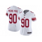 Women's Nike New York Giants #90 Jason Pierre-Paul Vapor Untouchable Limited White NFL Jersey