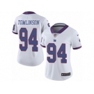 Women's Nike New York Giants #94 Dalvin Tomlinson Limited White Rush NFL Jersey