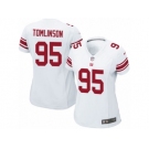 Women's Nike New York Giants #95 Dalvin Tomlinson Limited White NFL Jersey