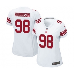 Women's Nike New York Giants #98 Damon Harrison Game White NFL Jersey