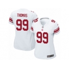 Women's Nike New York Giants #99 Robert Thomas Limited White NFL Jersey