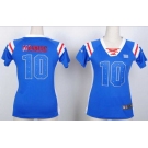 nike women nfl jerseys new york giants #10 eli manning blue[fashion Rhinestone sequins]