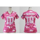 nike women nfl jerseys new york giants #10 eli manning pink[fashion camo]