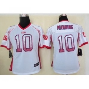 nike women nfl jerseys new york giants #10 eli manning white[Elite drift fashion]