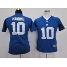 nike women nfl jerseys new york giants #10 manning blue[nike]