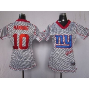 nike women nfl jerseys new york giants #10 manning [fem fan zebra]