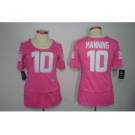 nike women nfl jerseys new york giants #10 manning pink[breast cancer awareness]