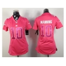 nike women nfl jerseys new york giants #10 manning pink[nike]