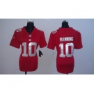 nike women nfl jerseys new york giants #10 manning red[nike]