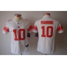 nike women nfl jerseys new york giants #10 manning white[nike limited]