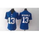 nike women nfl jerseys new york giants #13 beckham jr blue[nike]