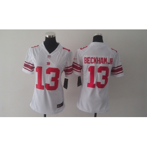 nike women nfl jerseys new york giants #13 beckham jr white[nike]