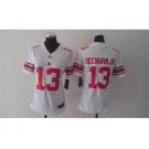 nike women nfl jerseys new york giants #13 beckhamjr white[nike]