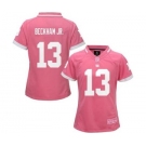 nike women nfl jerseys new york giants #13 bedkhamjr pink[nike 2015]