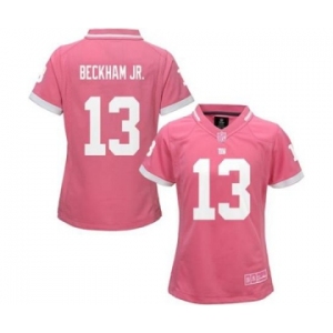 nike women nfl jerseys new york giants #13 bedkhamjr pink[nike 2015]