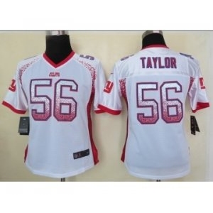 nike women nfl jerseys new york giants #56 lawrence taylor white[Elite drift fashion]