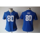 nike women nfl jerseys new york giants #80 cruz blue[nike]