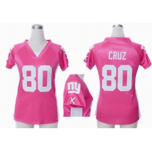 nike women nfl jerseys new york giants #80 cruz pink[draft him ii top]