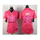 nike women nfl jerseys new york giants #80 cruz pink[nike]