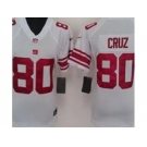 nike women nfl jerseys new york giants #80 cruz white[nike]