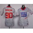 nike women nfl jerseys new york giants #90 pierre-paul [fem fan zebra]