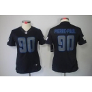 nike women nfl jerseys new york giants #90 pierre.paul black[nike impact limited]