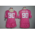 nike women nfl jerseys new york giants #90 pierre.paul pink[breast cancer awareness]