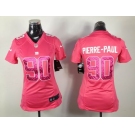 nike women nfl jerseys new york giants #90 pierre.paul pink[nike]