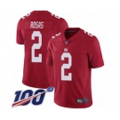 Youth New York Giants #2 Aldrick Rosas Red Limited Red Inverted Legend 100th Season Football Jersey