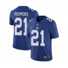 Youth New York Giants #21 Jabrill Peppers Royal Blue Team Color Vapor Untouchable Limited Player Football Jersey
