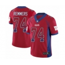 Youth New York Giants #74 Mike Remmers Limited Red Rush Drift Fashion Football Jersey