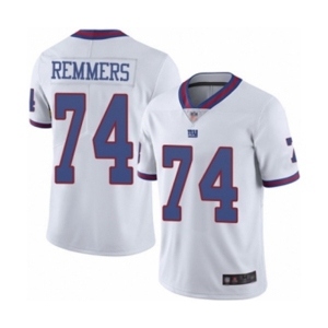 Youth New York Giants #74 Mike Remmers Limited White Rush Vapor Untouchable Football Jersey