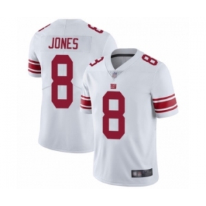 Youth New York Giants #8 Daniel Jones White Vapor Untouchable Limited Player Football Jersey