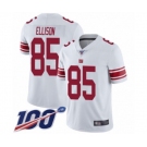 Youth New York Giants #85 Rhett Ellison White Vapor Untouchable Limited Player 100th Season Football Jersey