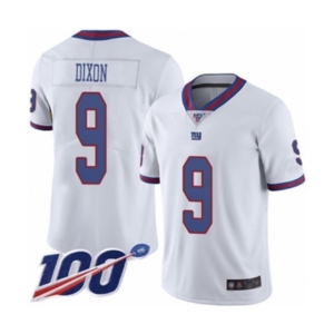 Youth New York Giants #9 Riley Dixon Limited White Rush Vapor Untouchable 100th Season Football Jersey