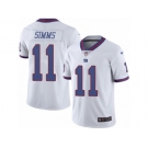 Youth Nike New York Giants #11 Phil Simms Limited White Rush NFL Jersey