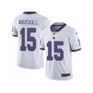 Youth Nike New York Giants #15 Brandon Marshall White Stitched NFL Limited Rush Jersey